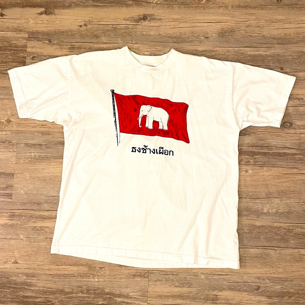 Vintage Made in Thailand premium thick cotton t-shirt - M